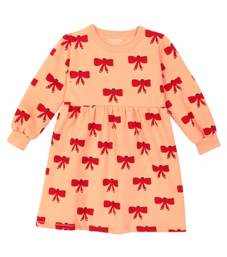 Kleid Tiny Bow aus einem Baumwollgemisch | Tinycottons