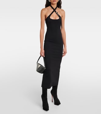 Stivaletti Yigit 150 in suede | Amina Muaddi
