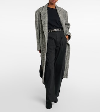 Pantaloni a gamba larga Lenadi in cotone | Isabel Marant