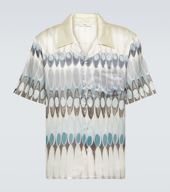 Camicia bowling Eclipse in seta e cotone | Commas