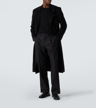 Wool and cashmere overcoat | Saman Amel