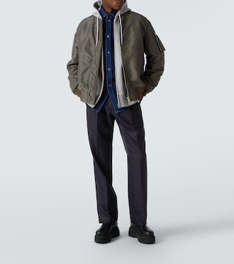Sudadera con capucha de jersey de algodón | Sacai