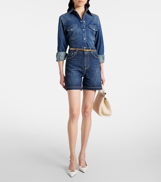 High-rise denim shorts | Dolce&Gabbana