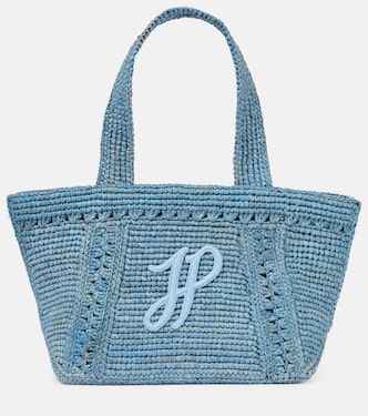 JP Small raffia tote bag | Patou