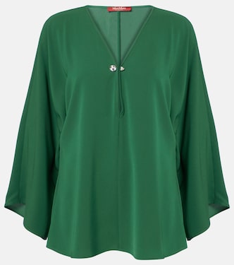 Blusa Umile in cady con cristalli | Max Mara