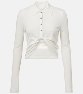 Camicia cropped in cotone | Courrèges