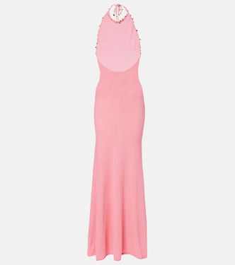 Robe longue Beach Quartz à ornements | Christopher Esber