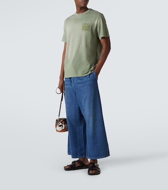 Camiseta Anagram en jersey de algodón | Loewe