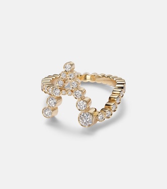 Ensemble 18kt gold ring with diamonds | Sophie Bille Brahe