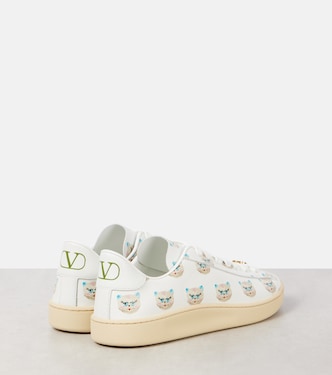 Sneakers Royco in pelle con stampa | Valentino Garavani