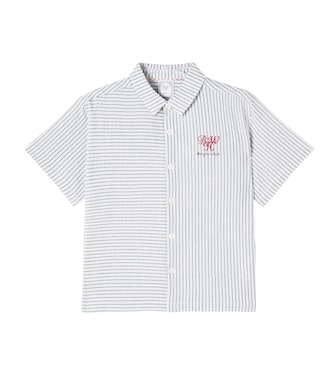 X RHW – Chemise Duo rayée en coton | Konges Sløjd