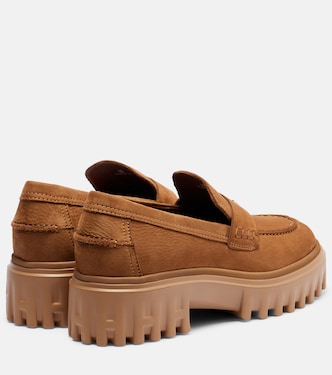 H700 leather platform loafers | Hogan