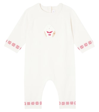 Baby embroidered wool and cashmere jumpsuit | Tartine et Chocolat