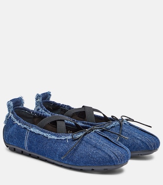 Ballerine in denim Ballerina Grip | Simone Rocha