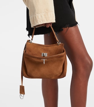 Tote Bag Rodeo Mini aus Veloursleder | Balenciaga