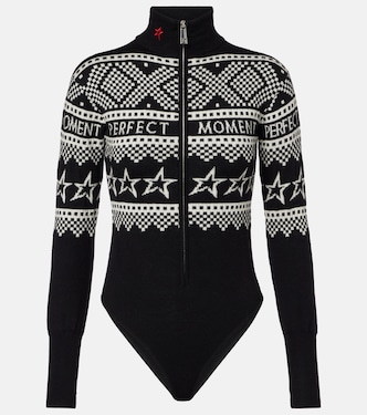 Holiday Intersia wool bodysuit | Perfect Moment