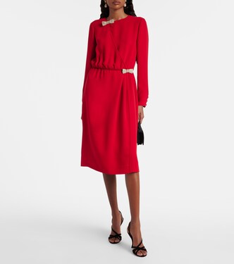 Verziertes Midikleid aus Seide | Valentino