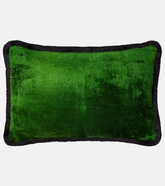 Silk velvet cushion | Les-Ottomans