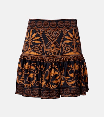 Cornely Ainika embroidered miniskirt | Farm Rio
