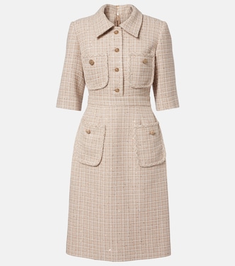 Sequined tweed midi dress | Elie Saab