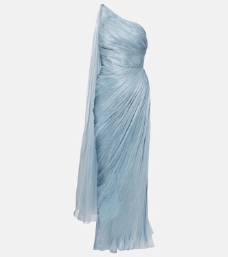 Florencia one-shoulder silk gown | Maria Lucia Hohan