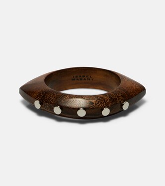 Layla studded wood bangle | Isabel Marant