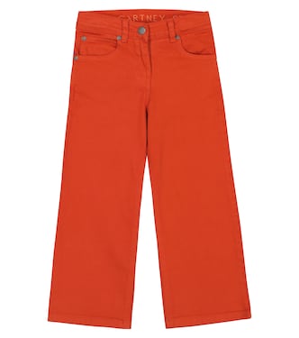 Jeans anchos de algodón | Stella McCartney Kids