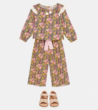 Bedruckte Bluse Iris aus Baumwolle | Louise Misha