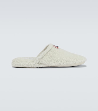 Slippers in shearling | Thom Browne