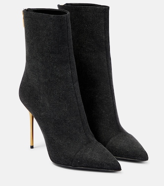 Skye denim ankle boots | Balmain