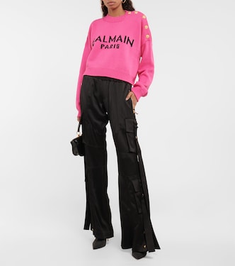 Stivaletti Skye in denim | Balmain