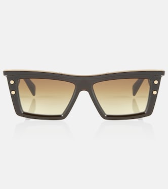 Occhiali da sole squadrati con logo | Balmain