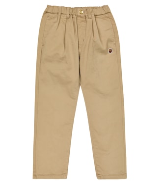 Pantalon en coton mélangé à logo | BAPE Kids