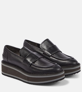 Mocassins Bahati à plateforme en cuir | Clergerie
