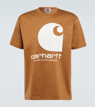 x Carhartt camiseta en jersey de algodón estampado | Junya Watanabe