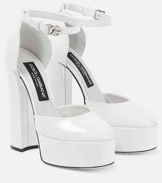 Pumps Sharon in vernice con plateau | Dolce&Gabbana
