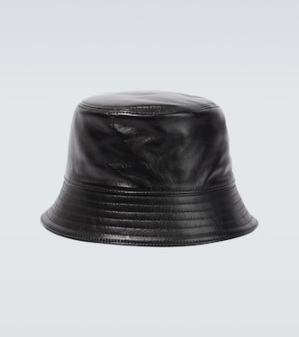 Cappello da pescatore in pelle | Prada