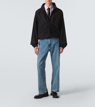 Logo cotton poplin jacket | Acne Studios