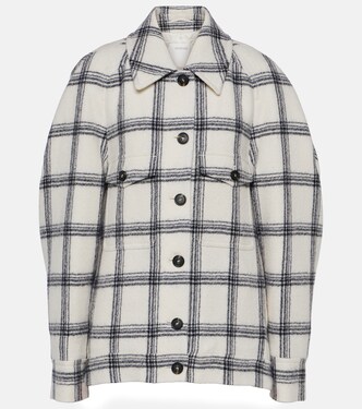 Surchemise Assenzi en laine vierge à carreaux | Sportmax