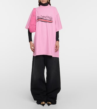 Jeans a gamba larga e vita alta | Balenciaga