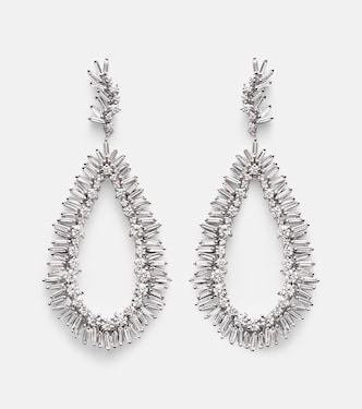 Ohrringe aus 18kt Weißgold mit Diamanten | Suzanne Kalan