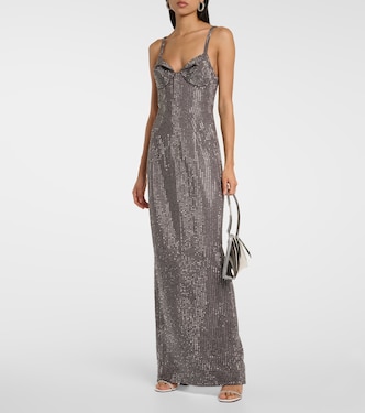 Robe aus Jersey mit Kristallen | Area