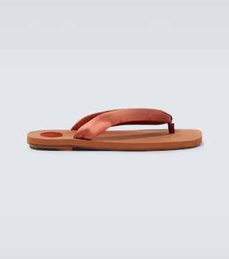 Satin thong sandals | Dries Van Noten