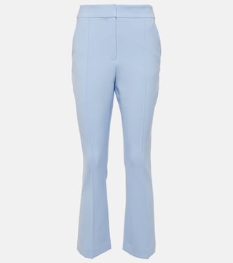 Pantalones flared cropped Tani de lana | Veronica Beard