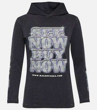 Hoodie SNBN aus Jersey | Balenciaga