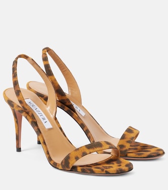 Sandales So Nude 85 en daim | Aquazzura