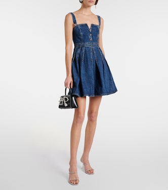 Robe en jean à ornements | Self-Portrait