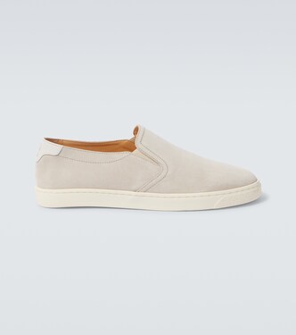 Suede slip-on sneakers | Brunello Cucinelli