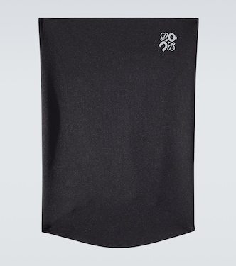 x On - Sciarpa in tessuto tecnico con logo | Loewe