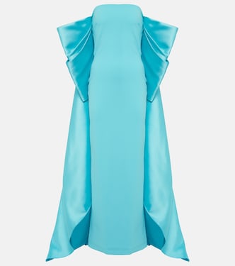 Robe Kyla aus Twill und Crêpe | Solace London